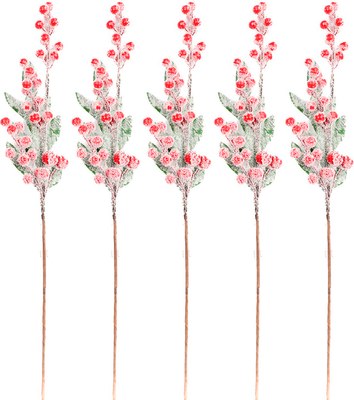 Ветка новогодняя GrandSiti 23842-5 / L58CM - фото