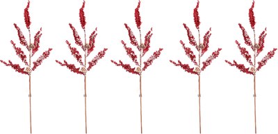 Ветка новогодняя GrandSiti 26188-5 / L30/53CM - фото