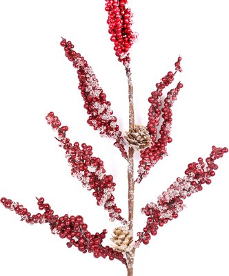 Ветка новогодняя GrandSiti 26188-5 / L30/53CM