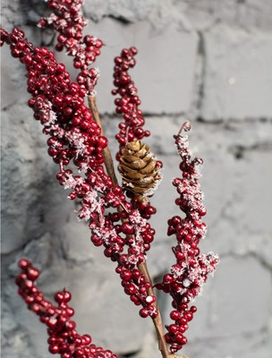 Ветка новогодняя GrandSiti 26188-5 / L30/53CM