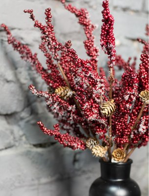 Ветка новогодняя GrandSiti 26188-5 / L30/53CM