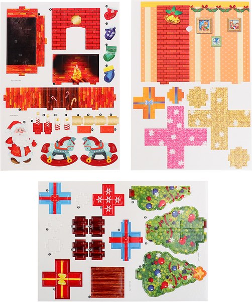 Конструктор Unicon Новогодние истории 3D / 10367188