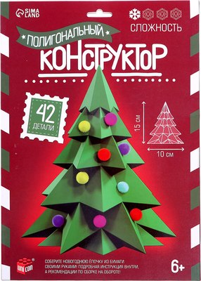 Конструктор Unicon Елочка / 10230054 - фото