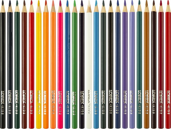 Набор цветных карандашей Lorex Kids / LXKCPW-24