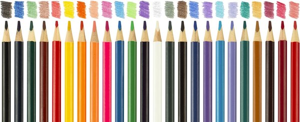 Набор цветных карандашей Lorex Kids / LXKCPW-24