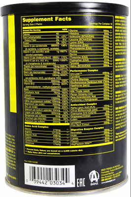 Комплексная пищевая добавка Universal Nutrition Animal Pak