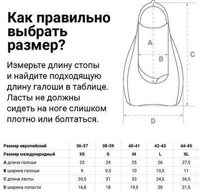 Ласты Torres X1 / SWF042405BL
