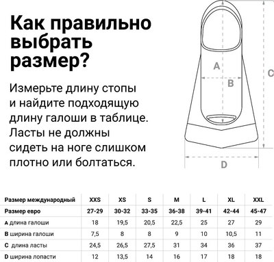 Ласты Torres F01 / SWF012407OR