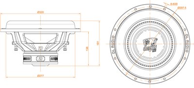 Головка сабвуфера DL Audio Gryphon Lite 12 v.3
