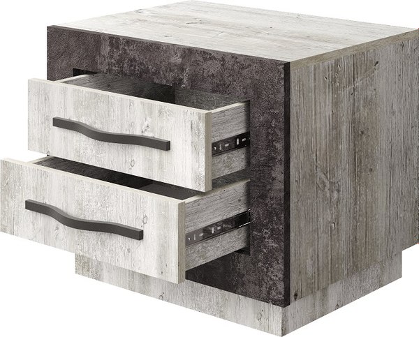 Прикроватная тумба Мебель-КМК 2Я Эстель 0738.8-02