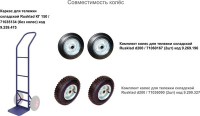 Каркас для тележки складской Rusklad КГ 150 / 71035134