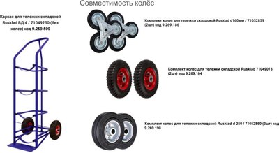 Каркас для тележки складской Rusklad ВД 4 / 71049250
