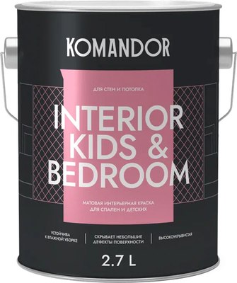 Краска KOMANDOR Interior Kids&Bedroom База А - фото