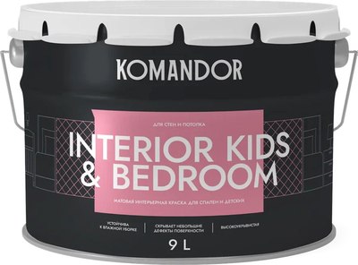 Краска KOMANDOR Interior Kids&Bedroom База А - фото