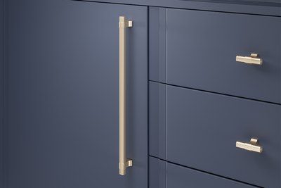 Комод Bravo Мебель Джали 4 ящика (ночное небо/лак темный лазурный)