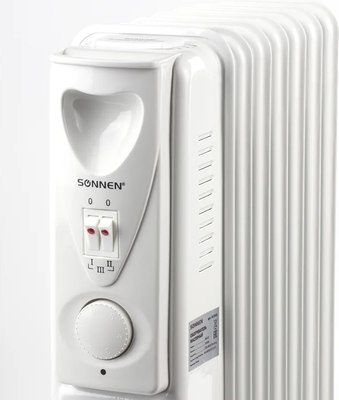 Масляный радиатор Sonnen DFS-07 / 453498 (белый)