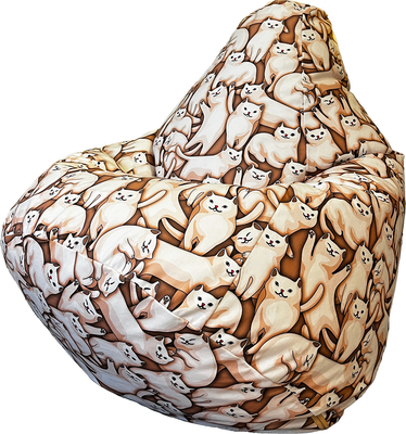 Бескаркасное кресло Flagman Груша Макси XXL Г2.5-182 - фото