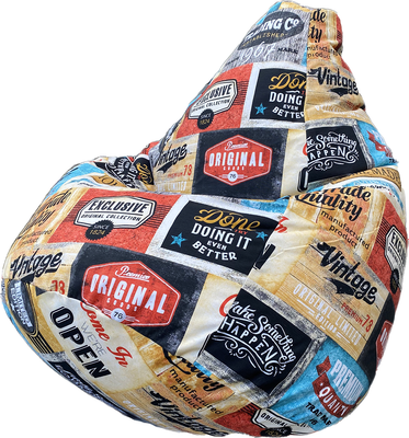 Бескаркасное кресло Flagman Груша Мега XXXL Г3.4-57 - фото