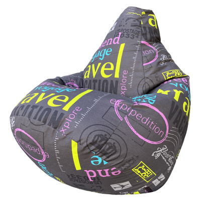 Бескаркасное кресло Flagman Груша Мега XXXL Г3.4-80 - фото