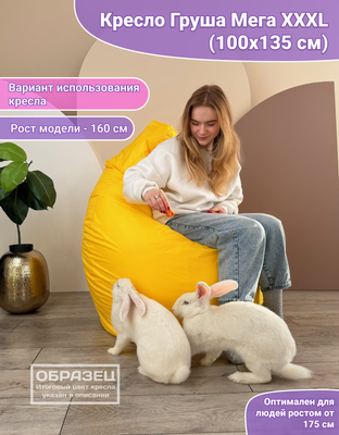 Бескаркасное кресло Flagman Груша Мега XXXL Г3.5-247