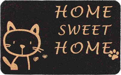 Коврик грязезащитный ComeForte Велюр Милый дом 50x80 - фото
