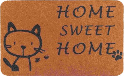 Коврик грязезащитный ComeForte Велюр Милый дом 60x90 - фото