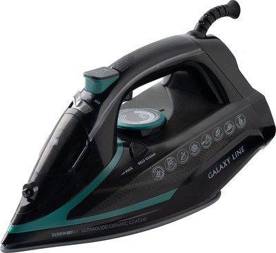 Утюг Galaxy Line GL 6136 (черно-зеленый) - фото