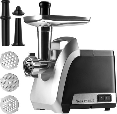 Мясорубка электрическая Galaxy Line GL 2422 (черный) - фото
