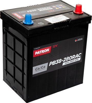 Автомобильный аккумулятор Patron Asia PB38-280RAC - фото