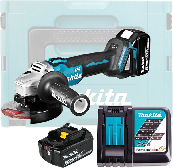 Профессиональная угловая шлифмашина Makita DGA504RTJ