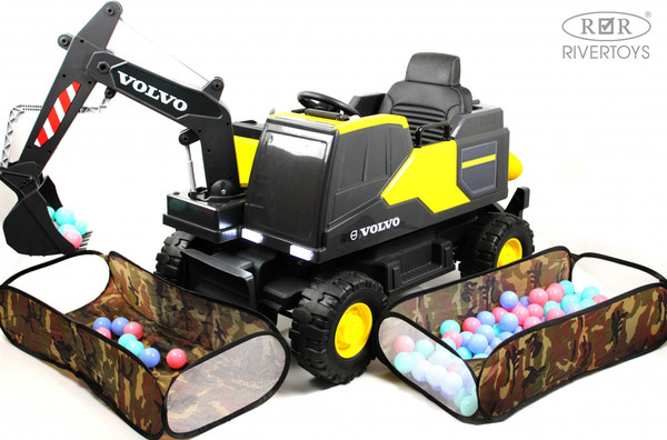 Детский автомобиль RiverToys Трактор Volvo / Y444YY