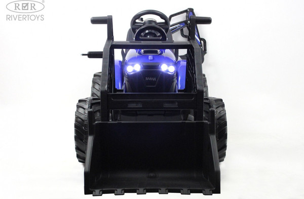 Детский автомобиль RiverToys Экскаватор-погрузчик / A777MP