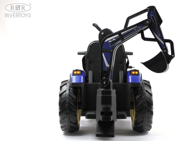 Детский автомобиль RiverToys Экскаватор-погрузчик / A777MP