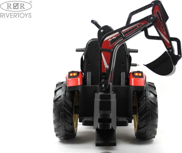 Детский автомобиль RiverToys Экскаватор-погрузчик / A777MP