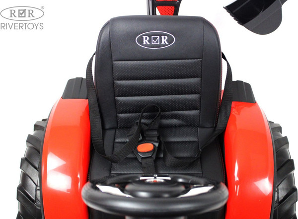 Детский автомобиль RiverToys Экскаватор-погрузчик / A777MP