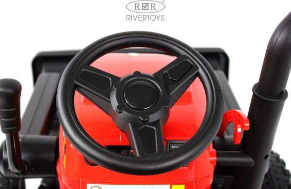 Детский автомобиль RiverToys Трактор-погрузчик / T333TT