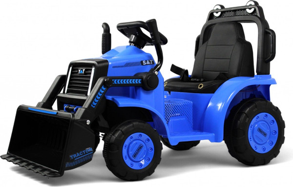 Детский автомобиль RiverToys Трактор-погрузчик / C004MC - фото