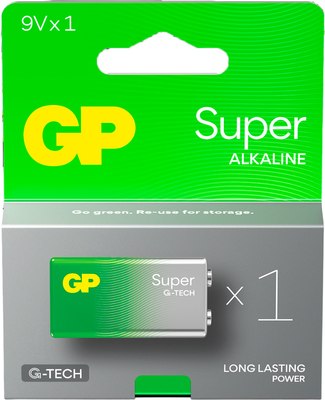 Батарейка GP Batteries Super 6LR61/1604AETA21-2GSB1 - фото