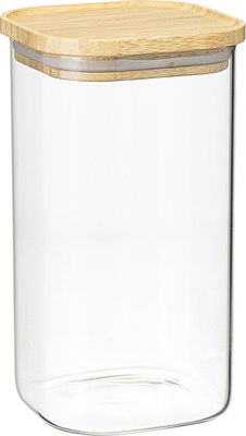 Емкость для хранения Smart Solutions Glass Bamboo / SS0000161 - фото