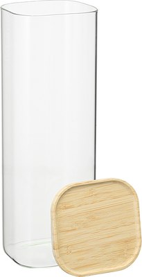 Емкость для хранения Smart Solutions Glass Bamboo / SS0000163