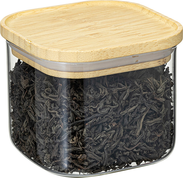 Емкость для хранения Smart Solutions Glass Bamboo / SS0000158