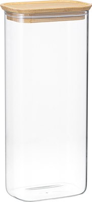 Емкость для хранения Smart Solutions Glass Bamboo / SS0000169 - фото