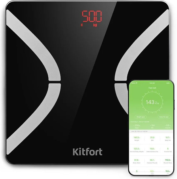 Напольные весы электронные Kitfort КТ-837 - фото