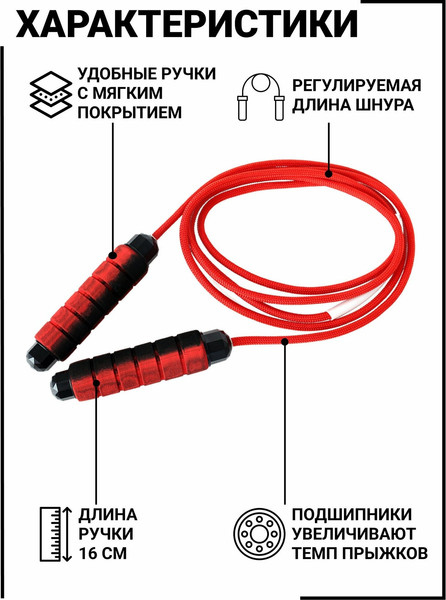Скакалка Joinfit J.K.TS-22