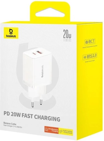 Адаптер питания сетевой Baseus Cube / BAS-P1011140321300