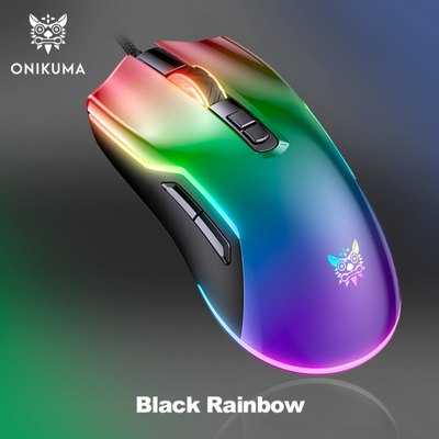 Мышь Onikuma CW922 Black Rainbow