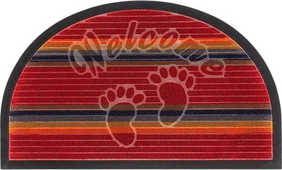 Коврик грязезащитный ComeForte Уют Мультиколор полукруглый 60x90 - фото