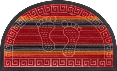 Коврик грязезащитный ComeForte Уют Мультиколор полукруглый 60x90