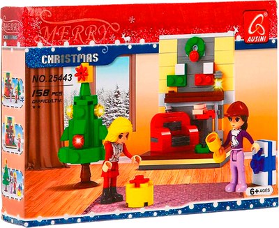 Конструктор Ausini Новый год. Гостиная 25443 / 4351962 - фото