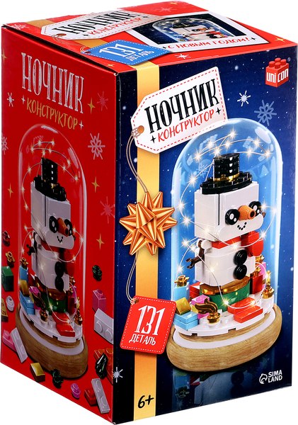 Конструктор Unicon Снеговик / 10440231 - фото